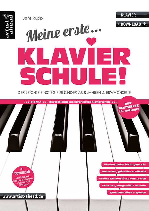 Rupp, Jens Meine erste Klavierschule! (+Online Audio) für Klavier - Musik-Ebert Gmbh