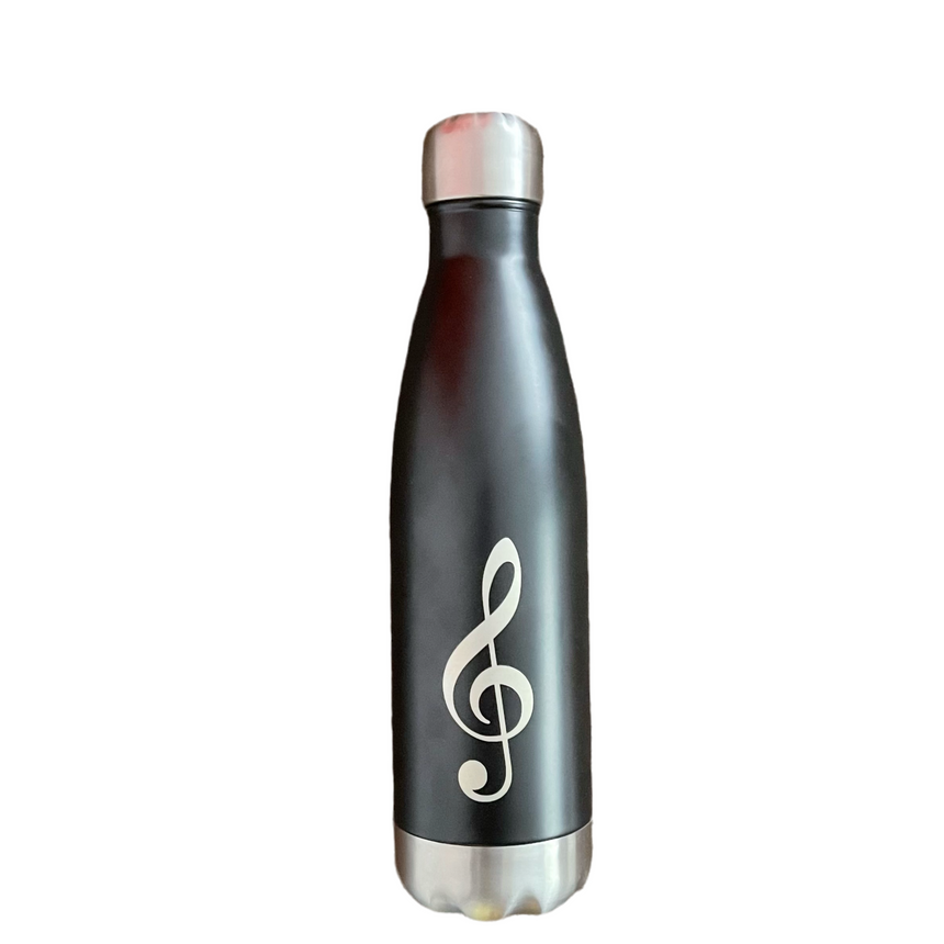 Isolierflasche mit Musik Motiv