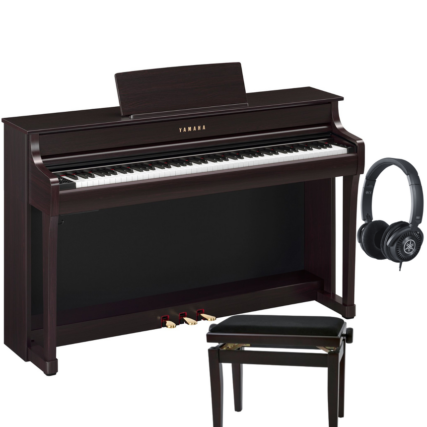 Yamaha CLP 835 Rosewood Bundle avec banc et casque