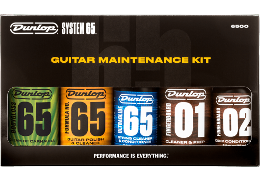 DUNLOP - Kit d'entretien guitare ADU 6500, 5 pièces