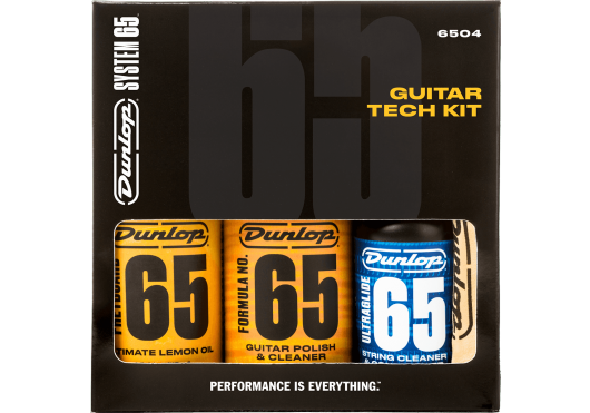 DUNLOP - Kit d'entretien guitare ADU 6504 (corps, touche, cordes)