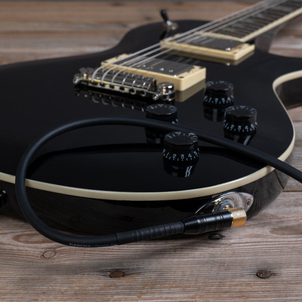 Cascha Professional Line Gitarrenkabel schwarz