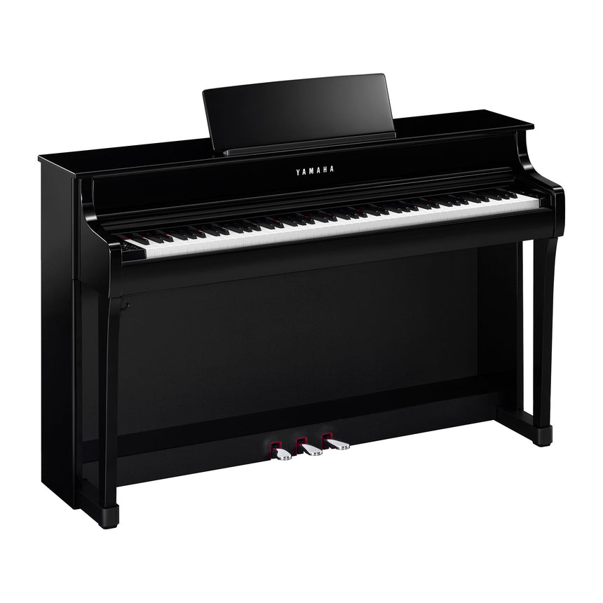 Yamaha CLP 835 Schwarz Poliert Bundle mit Bank und Kopfhörer - (130€ Cashback nach Kauf direkt von Yamaha)