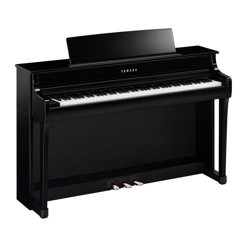 Yamaha CLP 845 Schwarz Poliert Bundle mit Bank und Kopfhörer - (150€ Cashback nach Kauf direkt von Yamaha)