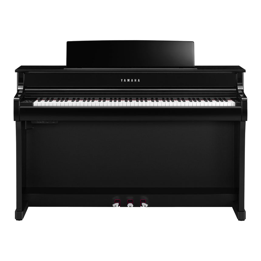 Yamaha CLP 845 Schwarz Poliert Bundle mit Bank und Kopfhörer - (150€ Cashback nach Kauf direkt von Yamaha)