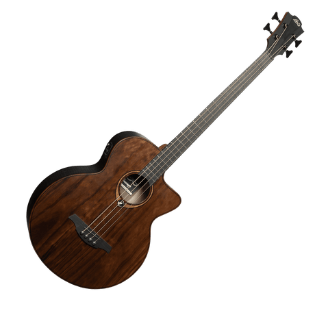 LÂG - GLA SAUVAGE-BCE Acoustic-Electric Bass Jumbo Cutaway w/ Gig Bag