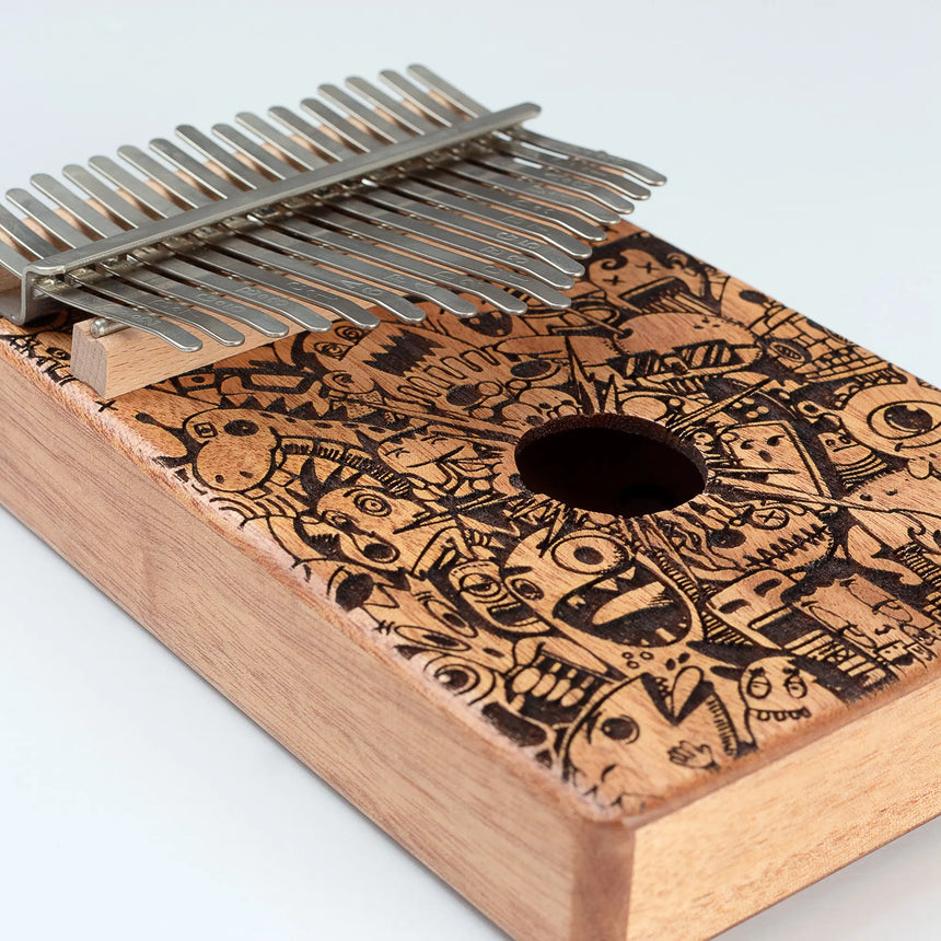 Sela Art Series Kalimba 17 Petit Monstre Laser