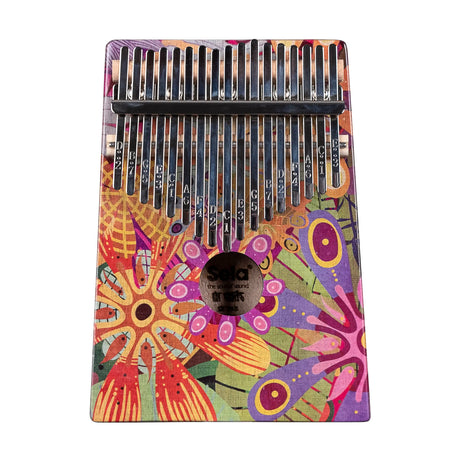 Sela Art Series Kalimba 17 Flower Power