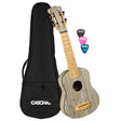 Cascha Tenor Ukulele Bamboo Graphit - Musik-Ebert Gmbh