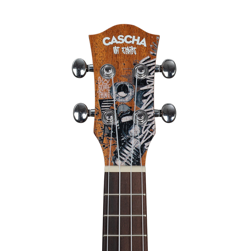 Cascha Art Series Sketch Sopran Ukulele Set (HH 2601) - Musik-Ebert Gmbh