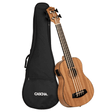 CASCHA Bass Ukulele aus Mahagoni I Bass Ukulele mit Tasche Stimmgerät Tonabnehmersystem HH2175 - Musik-Ebert Gmbh